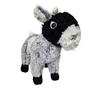 Wishpets Chewy Goat Black White Gray Plush Stuffed Animal 2017 10"